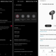 A la izquierda, los controles nativos de OnePlus. A la derecha, los de la app HeyMelody para móviles Android de otros fabricantes.